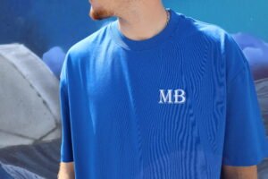 Ensemble oversize MauvaisBoy - bleu foncé